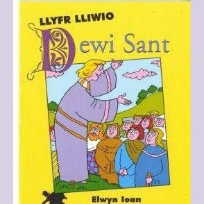 Cyfres Arwyr Cymru: 4. Llyfr Lliwio Dewi Sant - Siop y Pethe