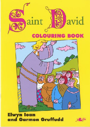 Welsh Heroes Colouring Book - Saint David - Garmon Gruffudd