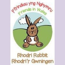 Ffrindiau yng Nghymru / Friends in Wales: Rhodri'r Gwningen / Rhodri Rabbit - Siop y Pethe