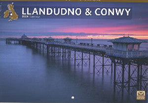 Llandudno & Conwy A4 2024 Calendr