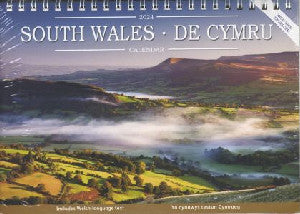 South Wales De Cymru A5 2024 Calendar
