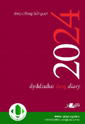 Dyddiadur Desg y Lolfa 2024 Dyddiadur Desg A4