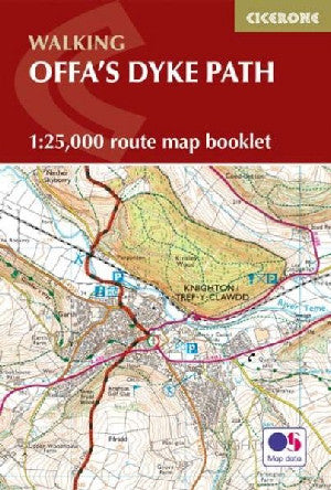 Cerdded Llwybr Clawdd Offa - Llyfryn Map Llwybr 1:25,000