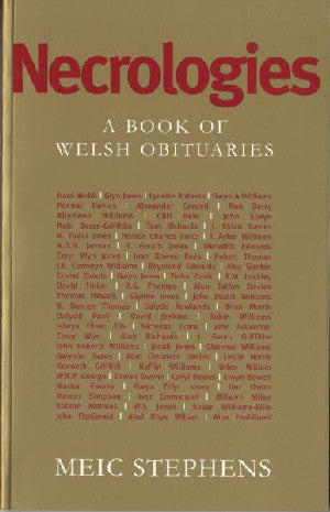Necrologies - A Book of Welsh Obituaries