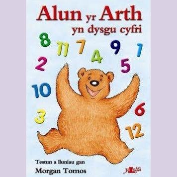 Cyfres Alun yr Arth: Alun yr Arth yn Dysgu Cyfri Welsh books - Welsh Gifts - Welsh Crafts - Siop y Pethe