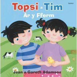 Topsi a Tim: Ar y Fferm Jean Adamson, Gareth Adamson Welsh books - Welsh Gifts - Welsh Crafts - Siop y Pethe