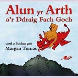 Cyfres Alun yr Arth: Alun yr Arth a'r Ddraig Fach Goch Morgan Tomos Welsh books - Welsh Gifts - Welsh Crafts - Siop y Pethe