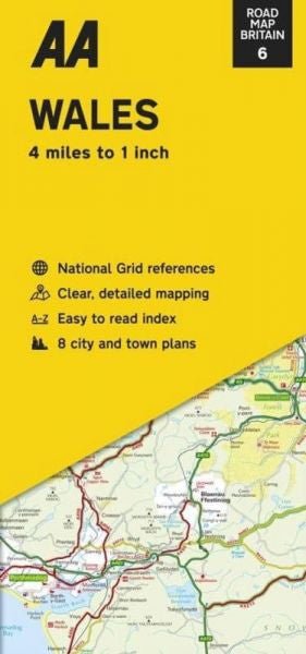 AA Road Map Britain: 6. Wales - Siop y Pethe