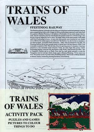 Activity Pack Series: Trains of Wales - D.C. Perkins, E.J. Perkins - Siop y Pethe