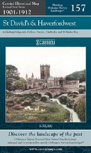 Cassini Historical Map: Revised New Series 1901-1912 - St David's and Haverfordwest 157 - Siop y Pethe