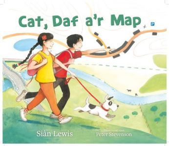 Cat, Daf ar Map - Siân Lewis - Siop y Pethe