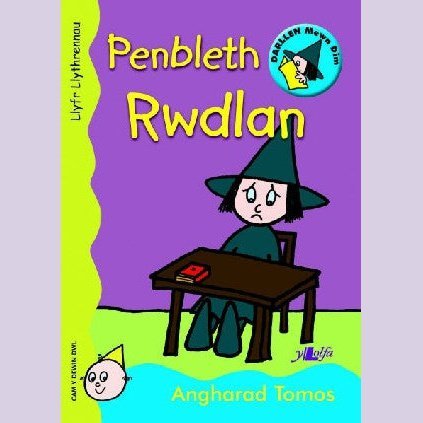 Cyfres Darllen Mewn Dim: Penbleth Rwdlan - Llyfr Llythrennau - Angharad Tomos - Siop y Pethe