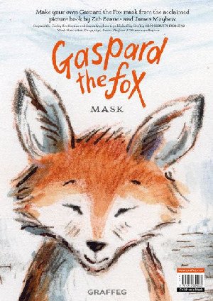 Gaspard the Fox - Children's Mask - Zeb Soanes - Siop y Pethe