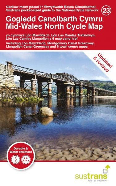 Gogledd Canolbarth Cymru/ Mid-Wales North Cycle Map - Siop y Pethe