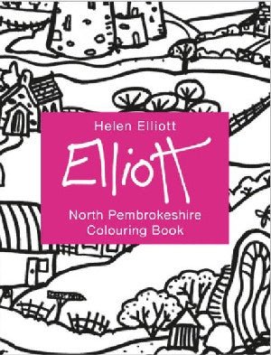 Llyfr Lliwio Helen Elliott Concertina: Gogledd Sir Benfro - Helen Elliott - Siop y Pethe