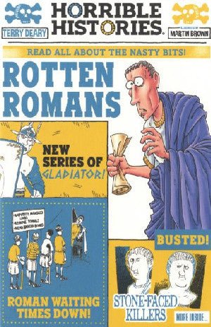 Horrible Histories: Rotten Romans - Terry Deary - Siop y Pethe