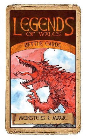 Legends of Wales Battlecards: Monsters and Magic - Huw Aaron - Siop y Pethe