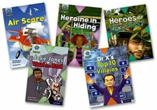 Project X: Band 11 Brown – Heroes and Villains (Mixed Pack of 5)