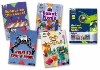 Project X: Band 10 White – Robots (Mixed Pack of 4)