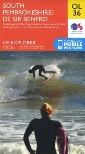 O.S. Explorer Ol 36 South Pembrokeshire/De Sir Benfro