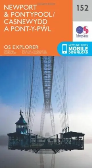 O.S. Explorer 152 Newport & Pontypool/Casnewydd a Pont-y-Pwl