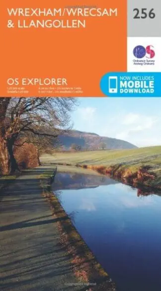 O.S. Explorer 256 Wrexham/Wrecsam & Llangollen