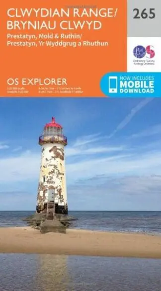 O.S. Explorer 265 Clwydian Range/Bryniau Clwyd