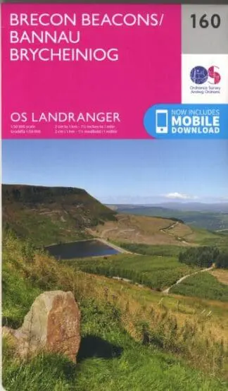 O.S. Landranger 160 Brecon Beacons/Bannau Brycheiniog