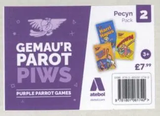 Pecyn Gemau’r Parot Piws 2