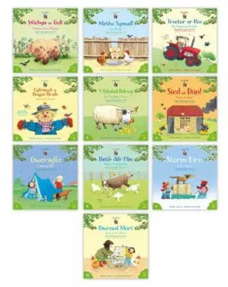 Cyfres Cae Berllan: Pecyn Dysgu Darllen gyda Cadi a Jac / Learning to Read Welsh with Cadi and Jac Pack