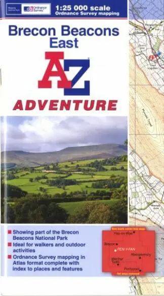 Brecon Beacons East A-Z Adventure Atlas