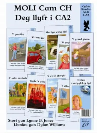 Cyfres Dechrau Darllen: Moli Cam Ch – Deg Llyfr i Ca2