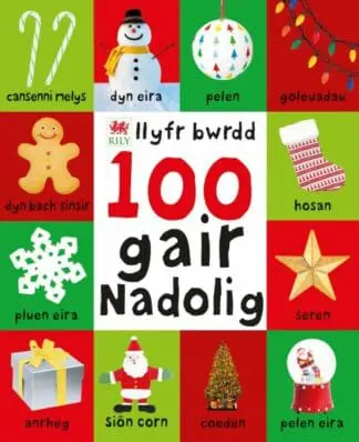 100 Gair Nadolig – Llyfr Bwrdd