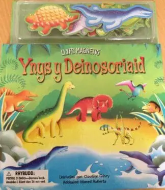 Ynys y Deinosoriaid – Llyfr Magnetig