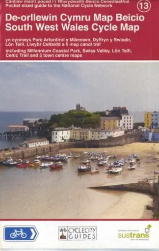 South West Wales Cycling Map, Including the National Cycle Network