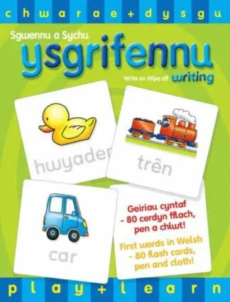 Chwarae a Dysgu: Sgwennu a Sychu – Ysgrifennu / Play and Learn: Write on Wipe off – Writing
