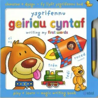 Fy Llyfr Ysgrifennu Hud/My Magic Writing Book: Ysgrifennu Geiriau Cyntaf/Writing My First Words