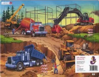 Jig-So Safle Adeiladu/Building Site Jigsaw