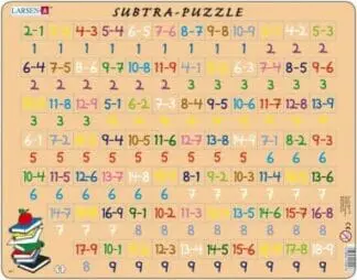 Pos Addysgol Tynnu/Educational Puzzle Subtract
