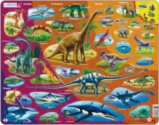 Jig-So Deinosoriaid Drwy’r Canrifoedd / Dinosaurs Through the Centuries