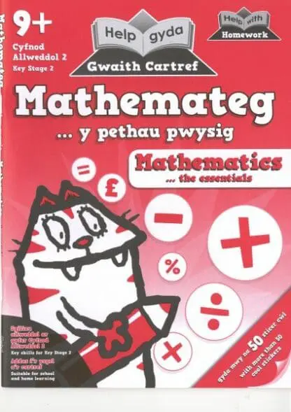 Help gyda Gwaith Cartref – Mathemateg, Y Pethau Pwysig