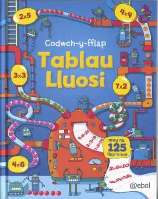 Tablau Lluosi Codwch-y-Fflap