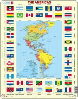 Map of the Americas