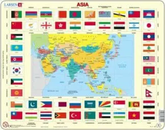 Map of Asia Jigsaw