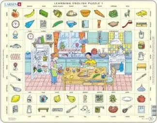 Learning English Puzzle 1 – The Home