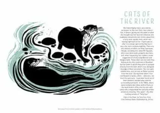 Tom Cox’s 21st Century Yokel Poster: Cats of the River