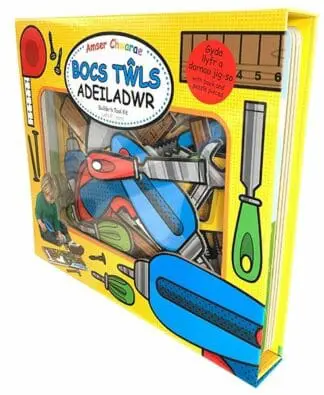 Amser Chwarae: Bocs Twls Adeiladwr / Let’s Pretend: Builder’s Tool Kit