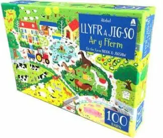 Ar y Fferm – Llyfr a Jig-So / On the Farm Book & Jigsaw