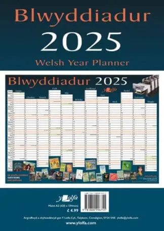 Blwyddiadur 2025 Welsh Year Planner