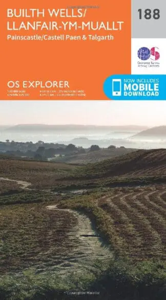 O.S. Explorer 188 Builth Wells/Llanfair-ym-Muallt